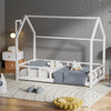 Wood Bed Frame Children Kids Toddler Bedstead Bedroom House Bed Frame Boys Girls