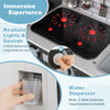 Chef Pretend Play Toy Kids Kitchen Playset w/Water Dispenser-Black