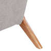Modern Scandinavian Wooden Frame Fabric Linen Tub Chair Armchair Seat Fireside