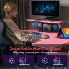 L-Shaped Gaming Desk Small Computer Desk Corner Gamer Desk w/Outlets & USB Ports