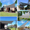 WATERPROOF Outdoor Shade Sail Patio Suncreen Awning Garden Sun Canopy UV Block