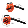 26cc Garden Yard Handheld Petrol Leaf Blower Powerful 2 Stroke Air Cooled Engine