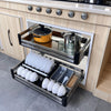 Pull Out Kitchen Basket Slide Out Storage Basket Cupboard Stainless Steel Drawer