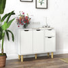 Living Room Sideboard Storage Cabinet with 2 Doors 2 Drawers TV Stand Cabinet