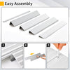 10.5CM Adjustable Door Ramp Adjustable Aluminum Rise Entry Ramp for Wheelchairs
