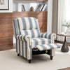Recliner Chair Sofa Adjustable Linen Relining Armchair Living Room Home Theater