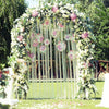 Wedding Arch Backdrop Stand Iron Arch Door Party Garden Flower Plant Rack Decor