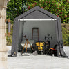 Garden Shed Storage Shelter Bicycle Tent Bike Log Store Equipment Cover 10ft