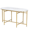 Dining Table and Chairs Set with 6 Stools Space Saving Furniture for 6-8 Persons