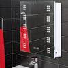 Illuminated LED Bathroom Mirror Cabinet Demister/Sensor/Clock/Shaver Socket