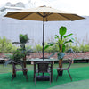 3M Round Garden Parasol Sun Shade Outdoor Patio Umbrella Crank Tilt/Parasol Base