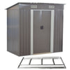 Metal Garden Shed 6 X 4, 8 X 4, 8 X 6, 8 X 10 Garden Storage WITH FREE BASE New