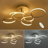 LED Ceiling Light Modern Aluminium Chandelier Lamp Kitchen Bed Living Room