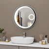 LED Bathroom Mirror 60cm Round lluminated Mirror with 5x Lighted Magnifier IP44