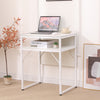 2-Tier Extendable Computer Desk Breakfast Dining Table for Small Space Foldable
