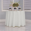 Large White Tablecloth Round Table Cover for Buffet Table Parties Holiday Dinner