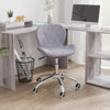 Office Chair Meeting Desk Chair Adjustable Home Vanity Stool 360° Velvet Swivel
