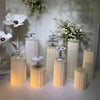 Wedding Paper Cylinder Display Plinth Podium Flower Cake Desert Stand Event Deco