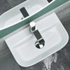 Countertop Basin Bathroom Sink Ceramic Rectangle Small Sink 380mm Wide
