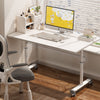 Adjustable Height Over Bed Table Mobile PC Laptop Desk White Portable Sofa Tray