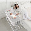 Baby Bedside Crib 2-in-1 Bassinet & Sofa w/ Detachable & Washable Mattress