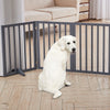 Wooden Pet Dog Folding Gate Fence Safety Barrier Divider Freestanding Doorway UK