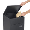 Outdoor 3FT Large Parcel Delivery Drop Box Post Box Package Secure Storage Bin