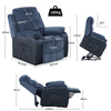 Electric Riser Recliner Lift Chair elderly Sofa Recline Vibration Massage Heat