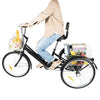 24" Tricycle 3 Wheel 7-Speed Adult Bicycle Tricycle Trike Bike with Basket NEW!