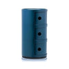 Cylinder 3 Drawers Bedroom Bedside Cabinet Storage Nightstand Side Table Blue