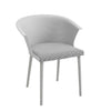 4pcs Dining Chairs Contemporary Lounge Dining Home Office Plastic Reception Seat