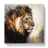 Lion Gestural Art Canvas Wall Art Print Framed Picture Home Decor Living Room