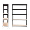 1.8m Warehouse 5 Tier Racking Shelf Heavy Duty Steel Garage MDF Shelving Unit