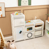 Kids Toy Storage Organizer Rack Children Multipurpose Toy Chest and Bookshelf