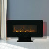 42" Electric Fire LED 7 Flame Wall Mounted Fireplace Heater with Remote TV Stand