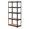 5 TIER GARAGE SHELVES SHELVING UNIT RACKING BOLTLESS HEAVY DUTY STORAGE SHELF