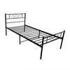 Simple Budget metal bed Single bed Frame w/Mattresses Option Bedroom Furniture