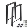 2pcs 28 inch Industrial Steel Table Legs Stand Feet for Cafe Table/Bench/Desk