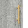 Highboard Grey Sonoma 34.5x34x180 cm Engineered Wood