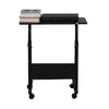 Height Adjustable Mobile Rolling Computer PC Laptop Over Bed Desk Overbed Desk