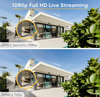 Litmor WiFi Security Camera, 1080P HD Wireless Outdoor Security Camera with LED