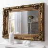 La Belle Ornate Shabby Chic Vintage Large French Wall Mirror Gold 118cm x 87cm