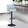 Set of 2 Barstool Kitchen Breakfast Swivel Pub Counter Gas Lift PU Leather Chair