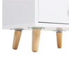 Compact Bookshelf Bedside Cabinet 2 Drawers Side Table Storage Shelf Night Stand