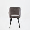 Set of 2 Armchairs Dining Chairs with Arms Velvet PU Faux Leather Chairs Kitchen