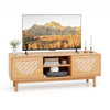 Costway TV Stand for 55-Inch TVs Mid Century Modern Entertainment Center