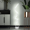Modern Curved Spiral Floor Lamps LED Bulb Lighting Living Room Reading Lights UK