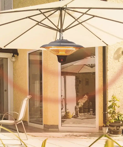 1.5Kw Portable Hanging Patio Infrared Heater For Parasols/Gazebos/Patio/Gardens