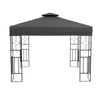 XL Large Outdoor Garden Gazebo Double Roof Marquee Party Tent Canopy Metal Frame