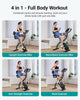 MERACH 4 in 1 Foldable Stationary Exercise Bike with Exclusive APP for Home Gym